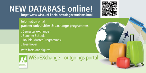 Grafik zur neuen „WiSo Exchange (WEX) outgoings portal“ Datenbank