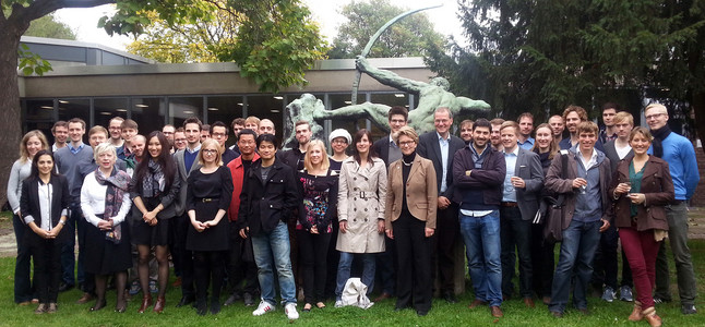Picture of the new PhD students at the Cologne Graduate School