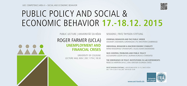 [This content is not available in "Englisch" yet] Public Policy and Social & Economic Behavior Conference