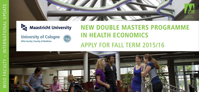 New Double Masters Programme in Health Economics with the Maastricht University